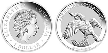 Australia Kookaburra Silver Bullion Coin