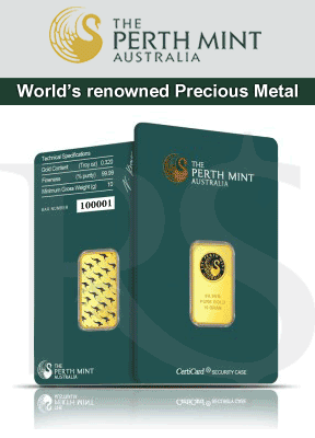 Buy Perth Mint Gold Bars from BuySilverMalaysia.com